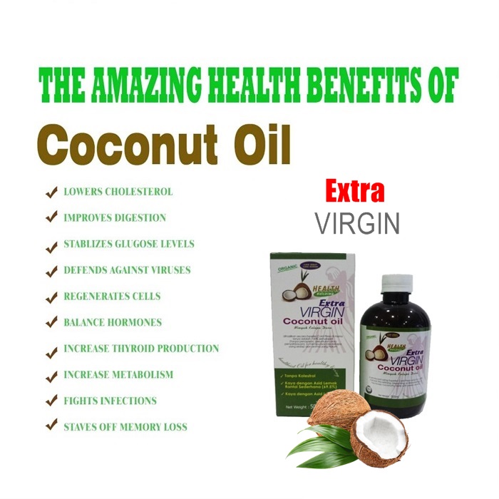 Buy Health Builders ORGANIC EXTRA VIRGIN COCONUT OIL Minyak Kelapa Dara Turun Kolesterol Berat